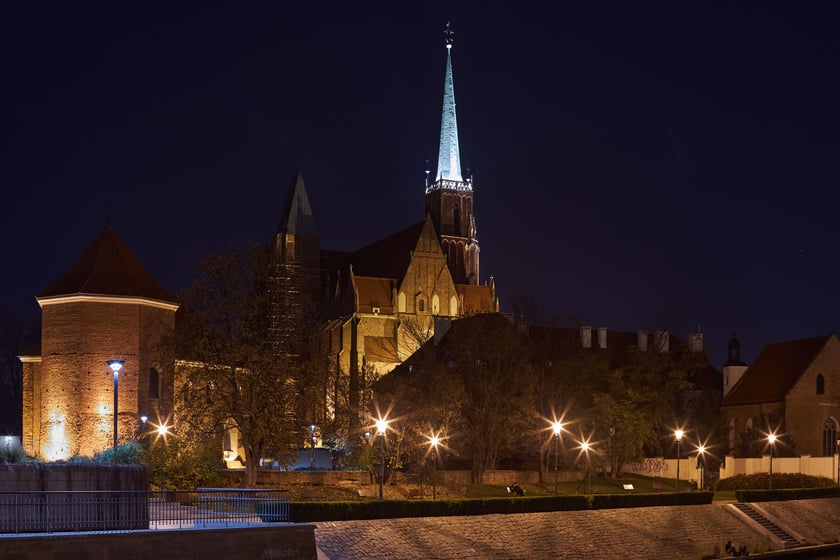 Magiczny Wrocław nocą