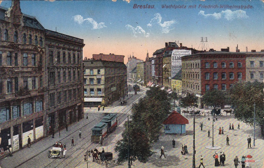 Ulica Legnicka w czasach Breslau