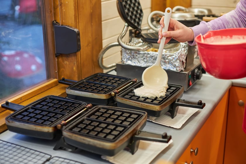 Na zdjęciu specjały, które można kupić na Jarmarku Bożonarodzeniowym 2022 we Wrocławiu