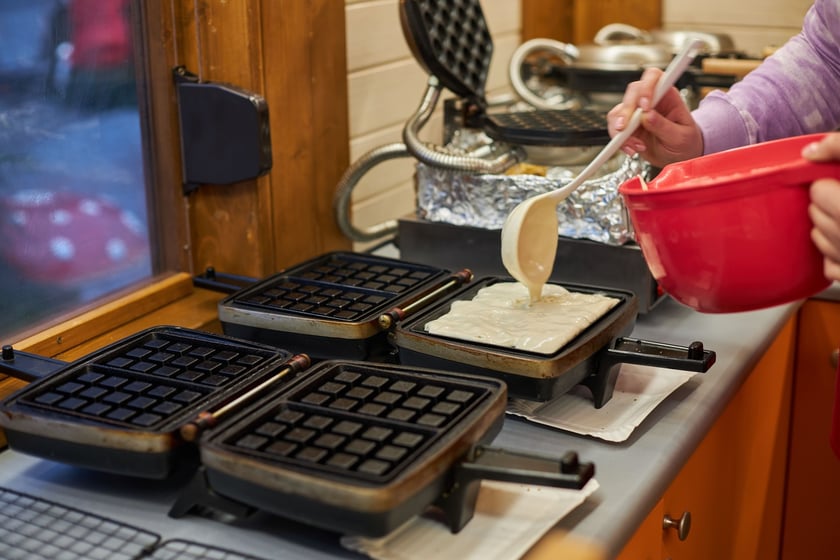 Na zdjęciu specjały, które można kupić na Jarmarku Bożonarodzeniowym 2022 we Wrocławiu