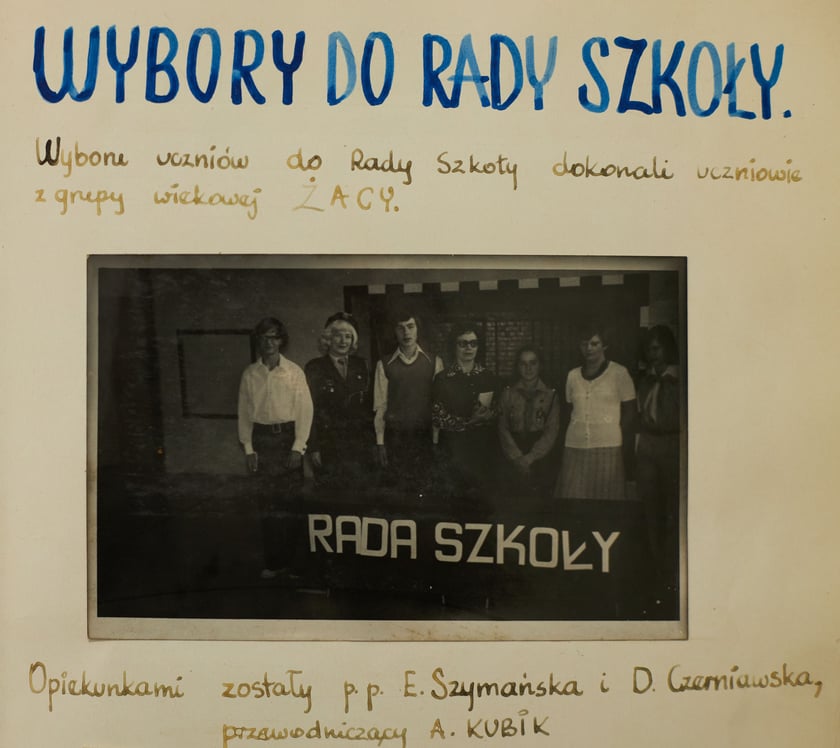 Archiwalne zdjęcia uczniów pochodzą z kronik SP nr 1 we Wrocławiu