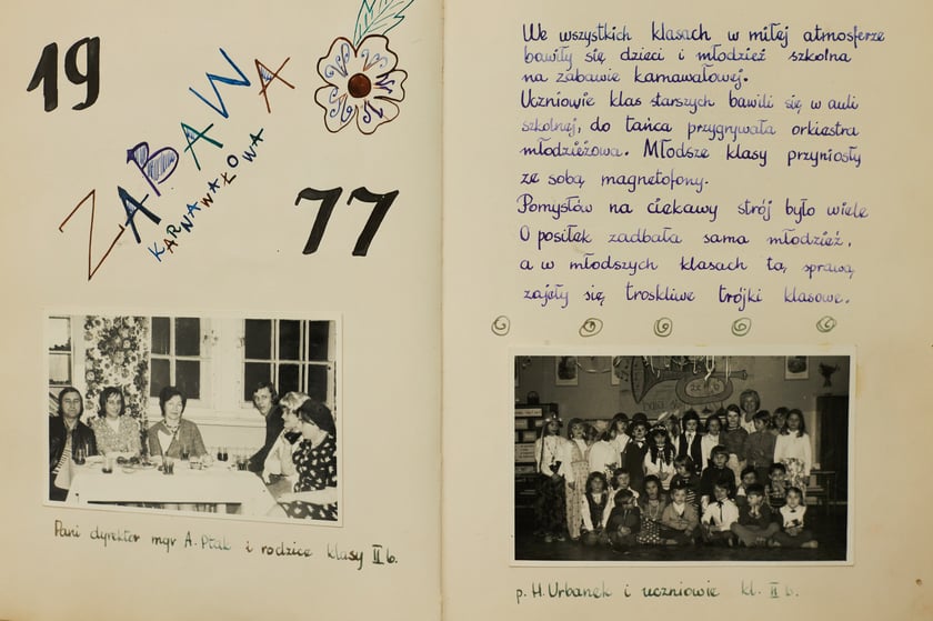 Archiwalne zdjęcia uczniów pochodzą z kronik SP nr 1 we Wrocławiu