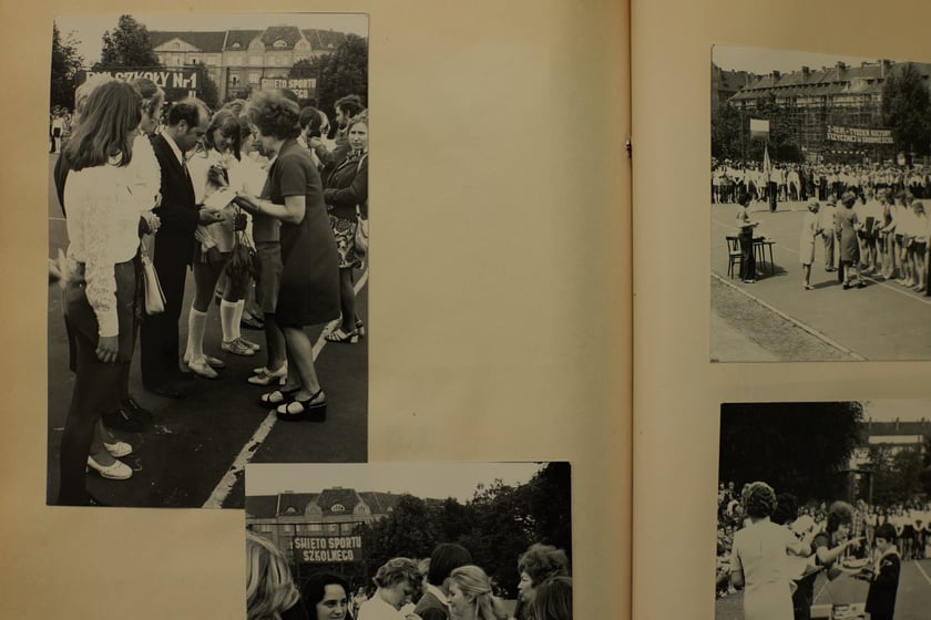 Archiwalne zdjęcia uczniów pochodzą z kronik SP nr 1 we Wrocławiu