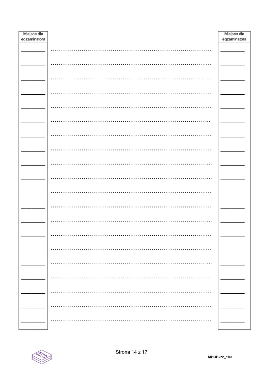 Arkusz egzaminacyjny z języka polskiego - wypracowanie. Matura próbna 2023