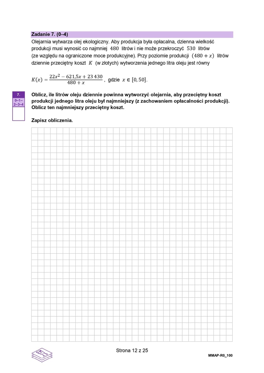 Matura próbna 2023 z matematyki z CKE - poziom rozszerzony ARKUSZ