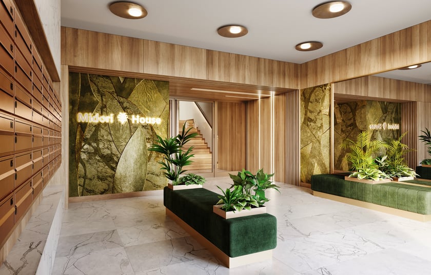 Wizualizacja budynku Midori House