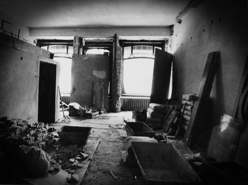 Kawiarnia Kalambur. Budowa kawiarni