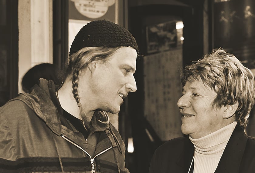 Kawiarnia Kalambur. Michał i Halina Litwińcowie