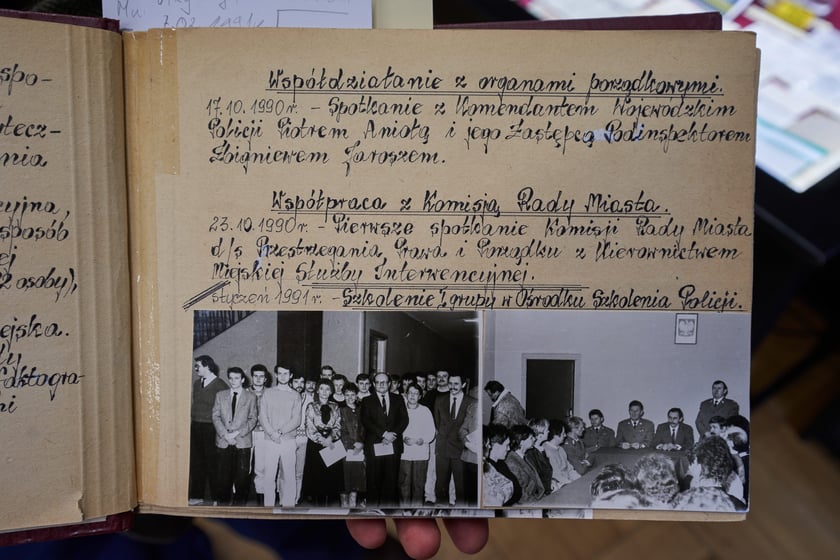 Na zdjęciach zbiory straży miejskiej