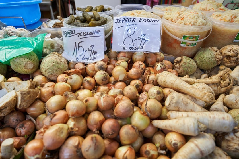 Produkty z Hali Targowej we Wrocławiu