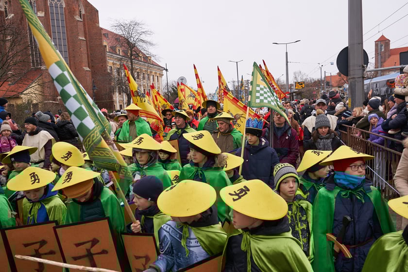 Na zdjęciu Orszak Trzech Króli we Wrocławiu z 2023 roku