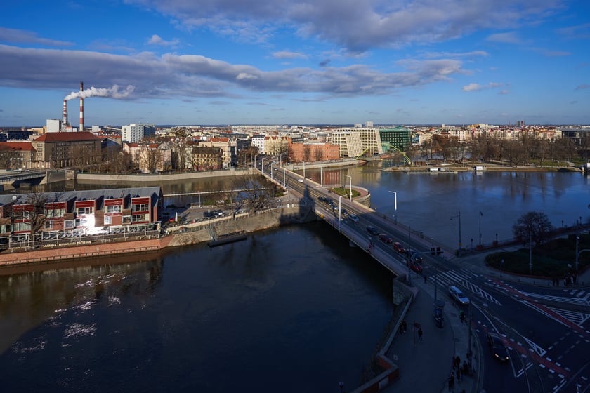 Widok na Wrocław z Wieży Matematycznej