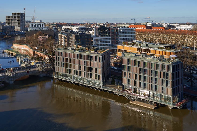 Widok na Wrocław z Wieży Matematycznej