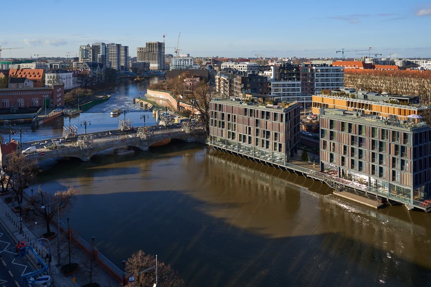 Widok na Wrocław z Wieży Matematycznej