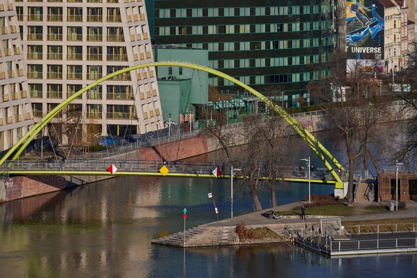 Widok na Wrocław z Wieży Matematycznej