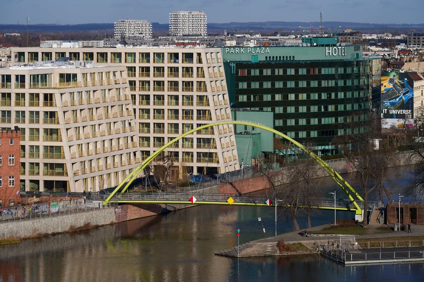 Widok na Wrocław z Wieży Matematycznej