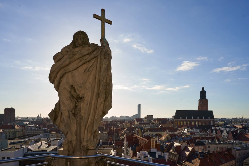 Widok na Wrocław z Wieży Matematycznej