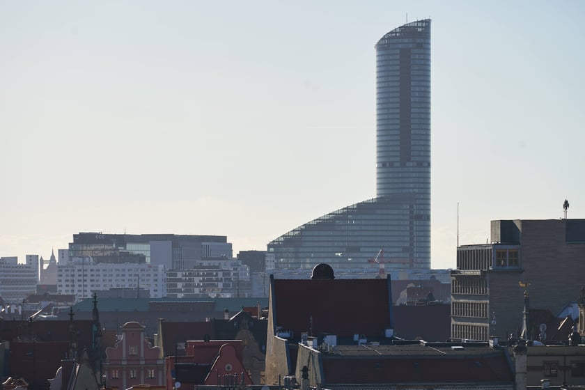 Widok na Wrocław z Wieży Matematycznej