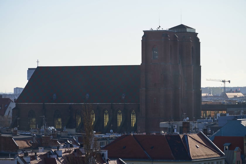 Widok na Wrocław z Wieży Matematycznej