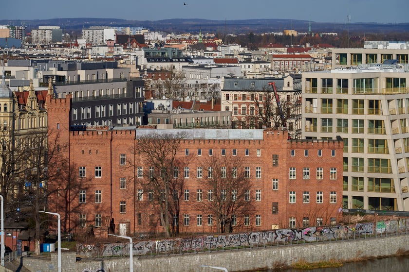 Widok na Wrocław z Wieży Matematycznej