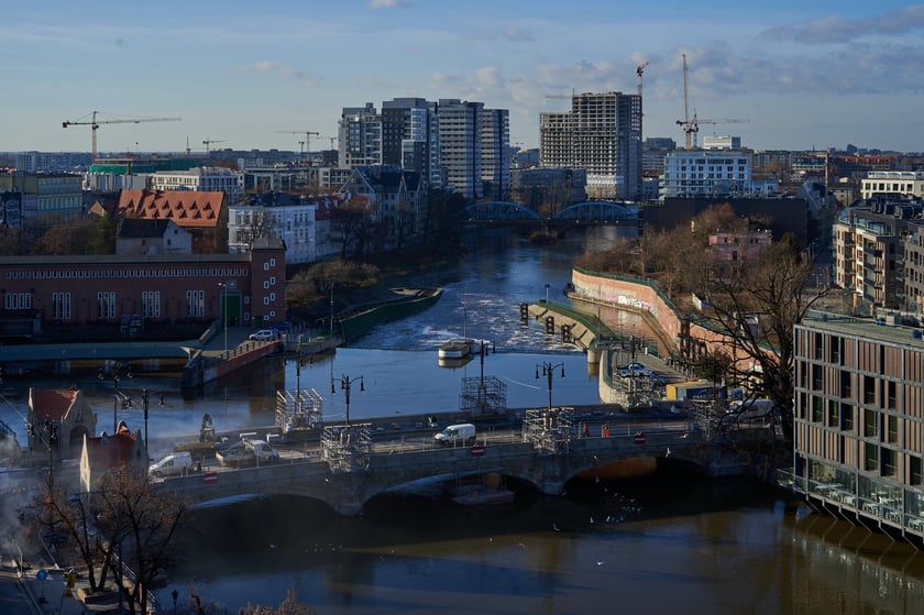 Widok na Wrocław z Wieży Matematycznej