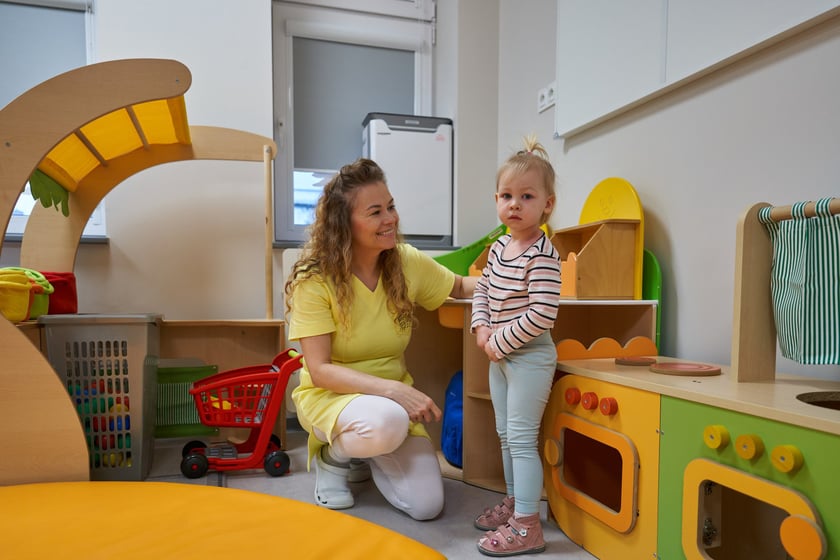 Zdjęcie z uroczystego otwarcia żłobka numer 5 po remoncie kapitalnym