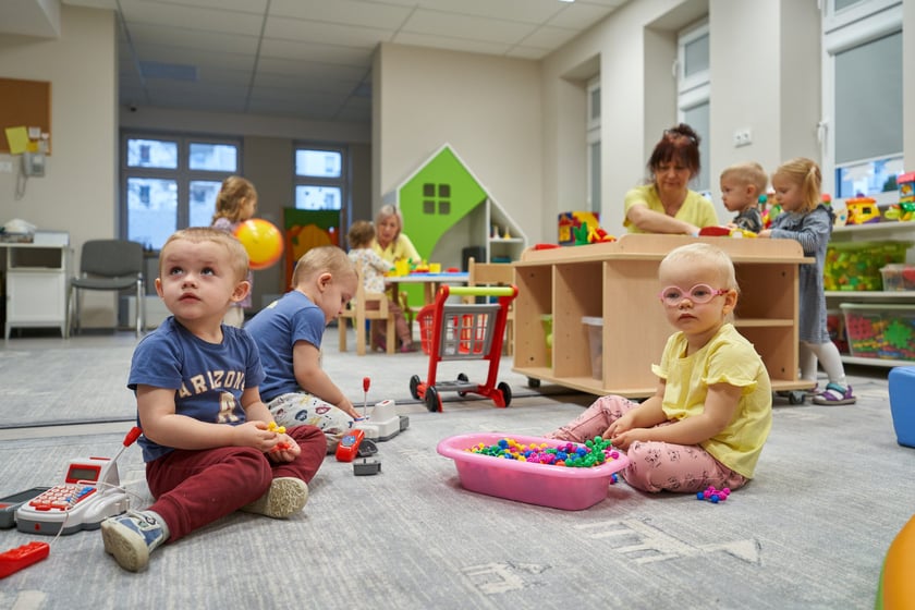 Zdjęcie z uroczystego otwarcia żłobka numer 5 po remoncie kapitalnym