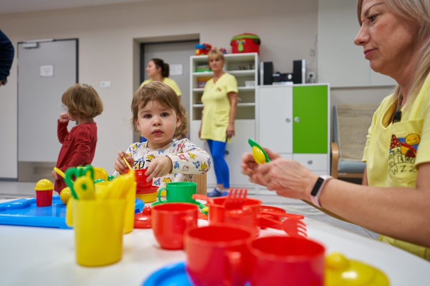 Zdjęcie z uroczystego otwarcia żłobka numer 5 po remoncie kapitalnym