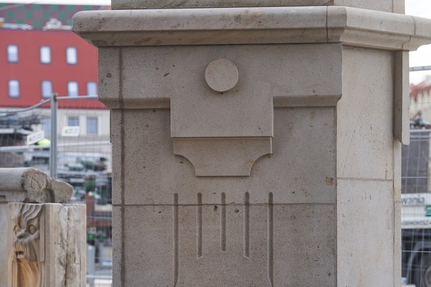 Most Pomorski Południowy w szczególe