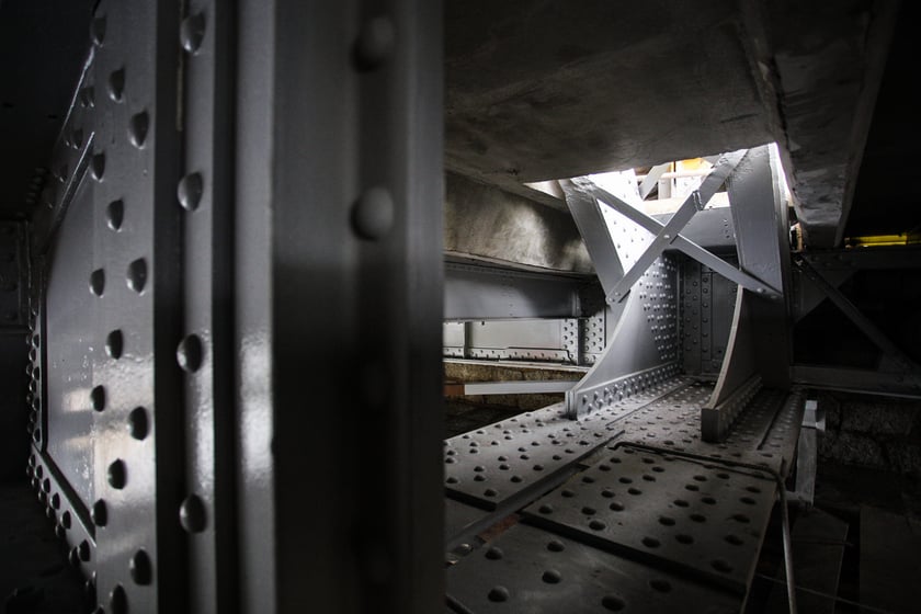 Most  Zwierzyniecki w remoncie w styczniu 2023