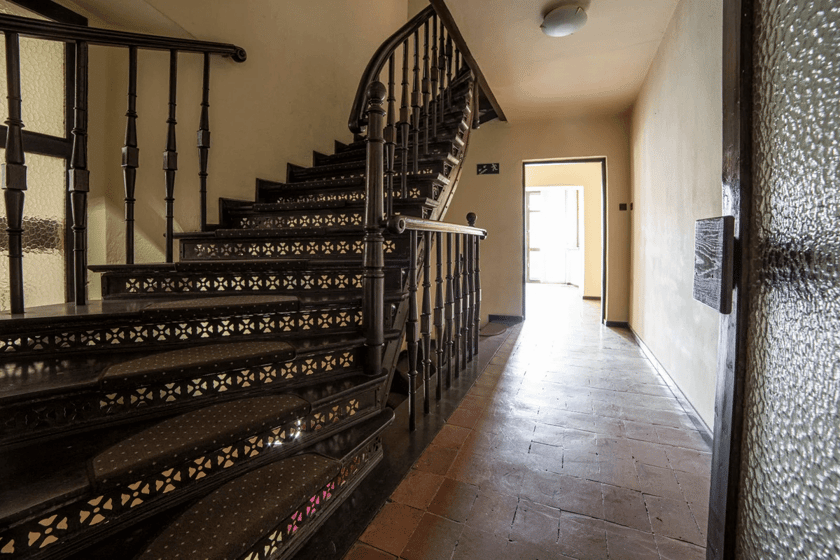 Wnętrze dawnego hotelu Zaułek