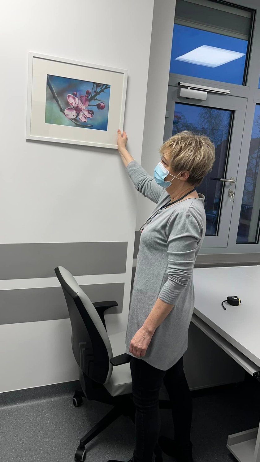 Na zdjęciu Joanna Magolan, pielęgniarka koordynująca w Ośrodku Żywienia Klinicznwego