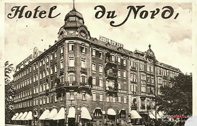 Budynek dawnego Hotelu Nord, p&oacute;źniej Hotelu Grand (1914). Budynek powstał w 1903 r. według projektu Paula Rothera. Swego czasu najbardziej elegancki hotel w mieście.