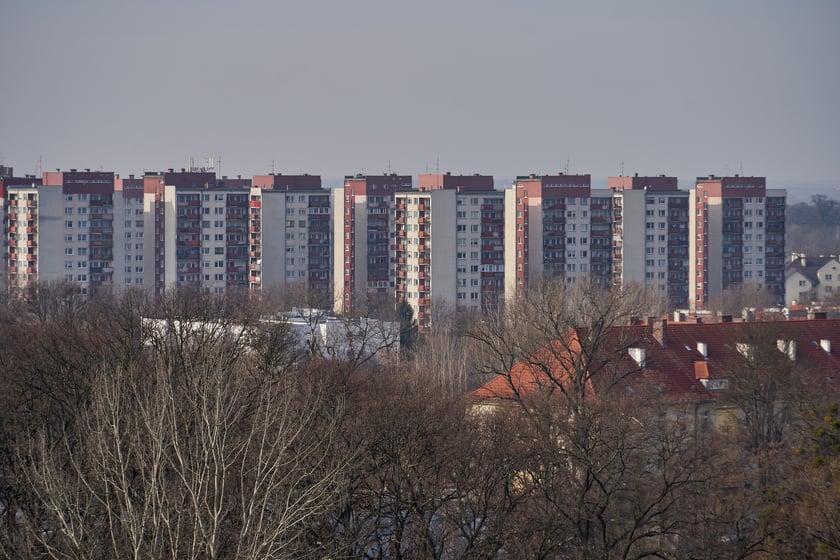 Osiedle Kozanów z lotu ptaka