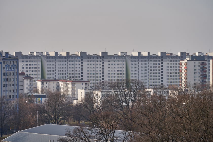 Osiedle Kozanów z lotu ptaka