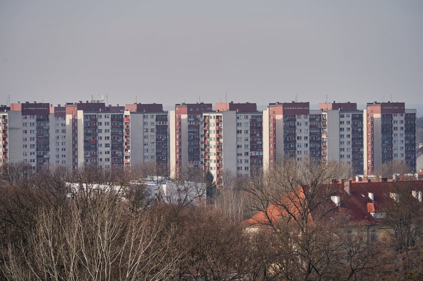 Osiedle Kozanów z lotu ptaka