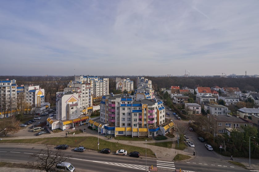 Osiedle Kozanów z lotu ptaka