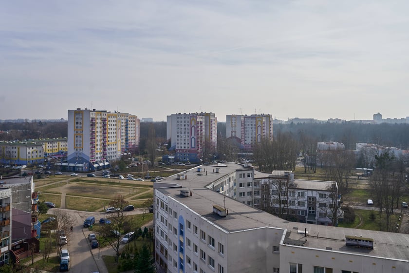 Osiedle Kozanów z lotu ptaka