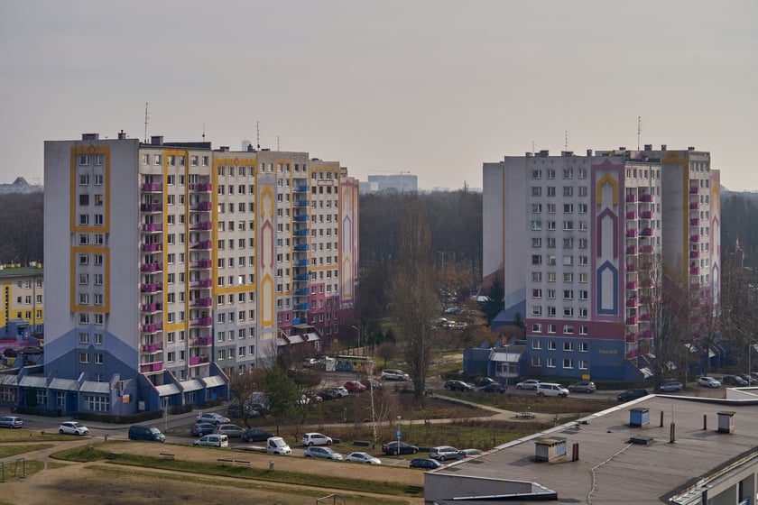 Osiedle Kozanów z lotu ptaka