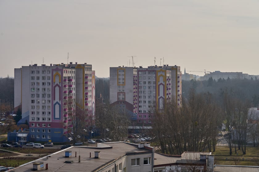 Osiedle Kozanów z lotu ptaka