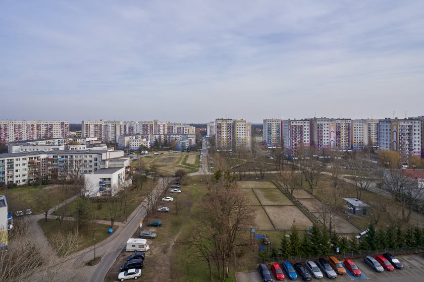 Osiedle Kozanów z lotu ptaka