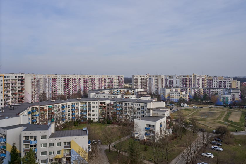 Osiedle Kozanów z lotu ptaka