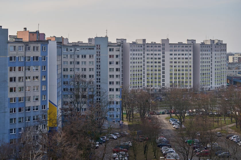 Osiedle Kozanów z lotu ptaka