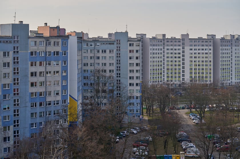 Osiedle Kozanów z lotu ptaka