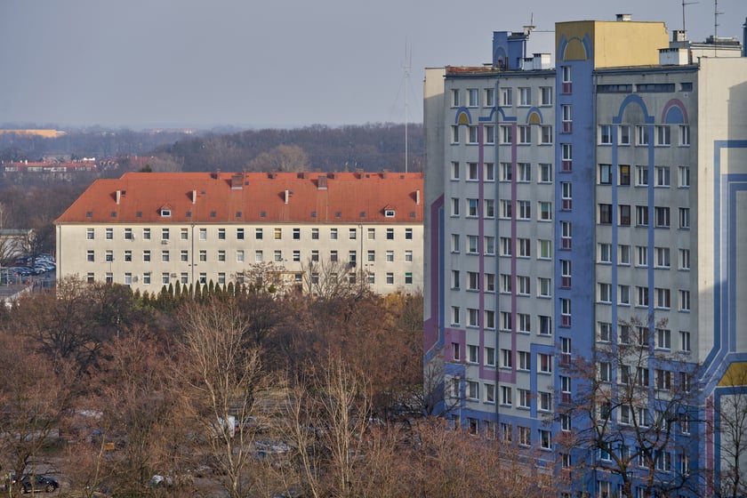 Osiedle Kozanów z lotu ptaka