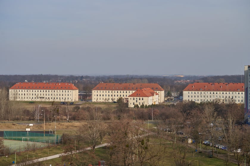 Osiedle Kozanów z lotu ptaka