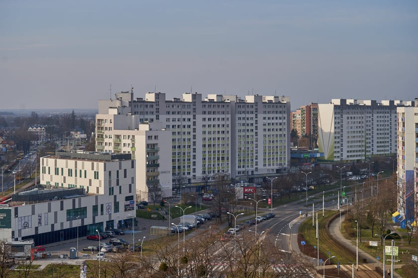 Osiedle Kozanów z lotu ptaka