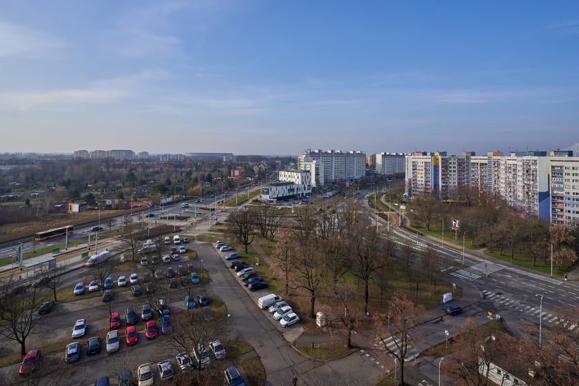 Osiedle Kozanów z lotu ptaka