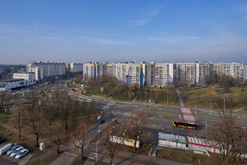 Osiedle Kozanów z lotu ptaka