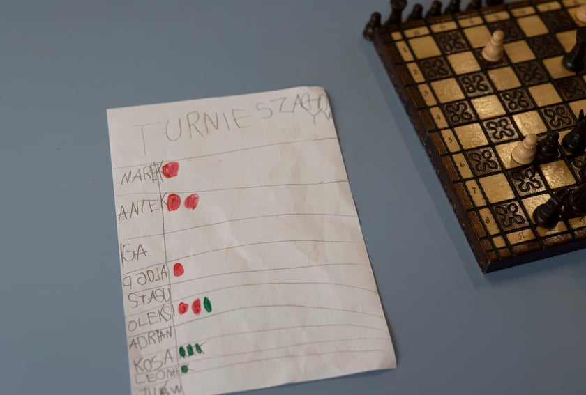 Turniej szachowy w Przedszkolu nr 99 we Wrocławiu
